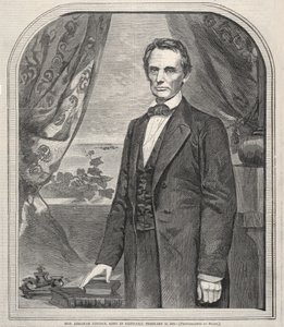 Abraham Lincoln, født i Kentucky den 12. februar 1809 af Winslow Homer