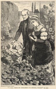 "Jeg kalder dem mine børn - for mig selv, Susan.", fra The Galaxy, oktober 1869 af Winslow Homer