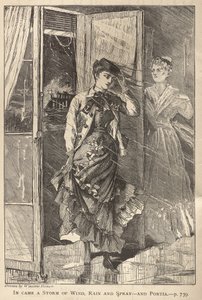 Ind kom en storm af vind, regn og sprøjt - og Portia af Winslow Homer