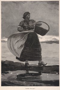 Inde i baren, fra The Century Magazine, november 1883 af Winslow Homer