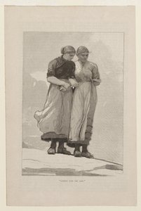 Udsigt over klippen af Winslow Homer