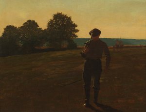 Mand med en le af Winslow Homer