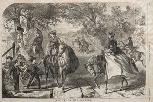 Første maj på landet af Winslow Homer