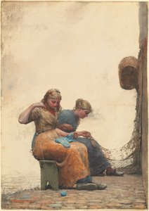 Reparation af nettene af Winslow Homer