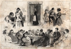 New York Charities - St. Barnabas House, 304 Mulberry Street, 1874. af Winslow Homer