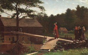 Old Mill (Morgenklokken), 1871 af Winslow Homer