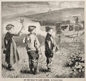På vej til Lake George, 1869. af Winslow Homer