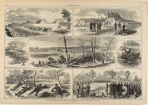 Vores hær før Yorktown, Virginia af Winslow Homer