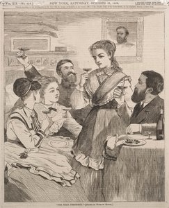 Vores næste præsident, 1868. af Winslow Homer