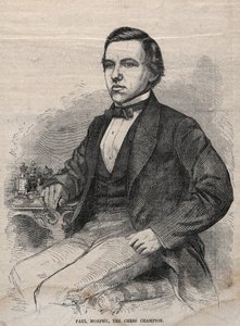 Paul Morphy, skakmesteren, 1859. af Winslow Homer