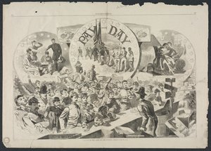 Pay Day i Army of the Potomac, 1863. af Winslow Homer