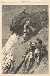 Raid på en sand-svalekoloni af Winslow Homer