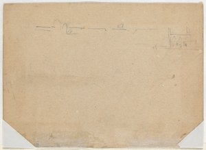 Taglinje [verso] af Winslow Homer