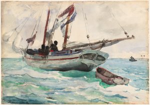 Skonnert - Nassau af Winslow Homer
