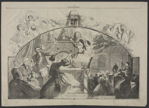 At se det gamle år ud, 1861. af Winslow Homer