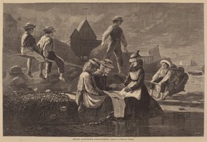Seesaw - Gloucester, Massachusetts, udgivet 1874. af Winslow Homer