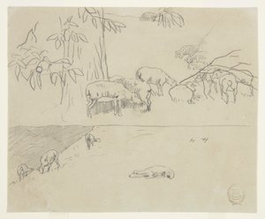 Får græsser af Winslow Homer