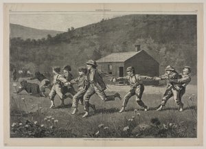 Snap-the-Pisken, 1873. af Winslow Homer