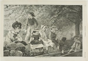 Forårsblomster af Winslow Homer