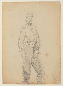 Stående Officer af Winslow Homer