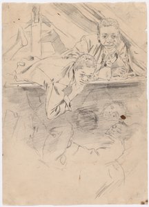 Studie til "Army Boots" [verso] af Winslow Homer