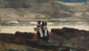 Sol og skyer, 1882. af Winslow Homer