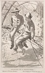 At svinge sig i et birketræ af Winslow Homer
