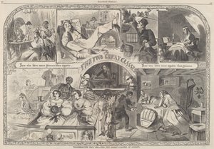 Thanksgiving Day, 1860 - Samfundets to store klasser, udgivet 1860. af Winslow Homer