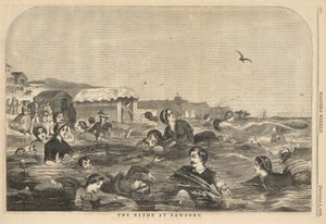 The Bathe at Newport, fra Harper af Winslow Homer