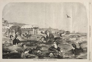 Badeanstalten i Newport af Winslow Homer