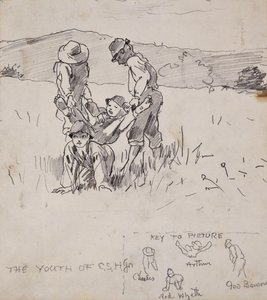 Billen og kilen, af Winslow Homer
