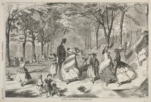 Boston Common, 1858. af Winslow Homer