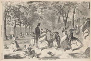 Boston Common, fra Harper af Winslow Homer
