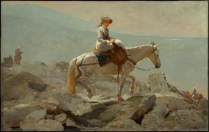 Ridesti, White Mountains af Winslow Homer