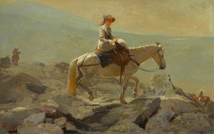 Bridle Path, White Mountains. 1868 af Winslow Homer