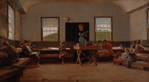 Skolen på landet af Winslow Homer