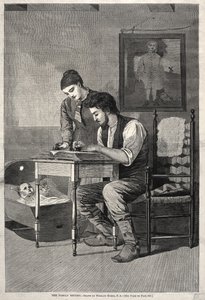 Familiebogen, 1875. af Winslow Homer