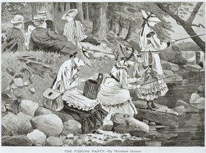 "Fiskefesten -" af Winslow Homer