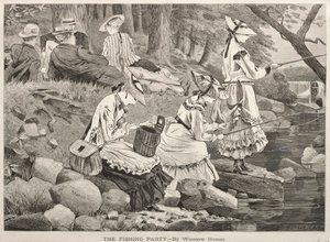 Fiskepartiet, 1869. af Winslow Homer