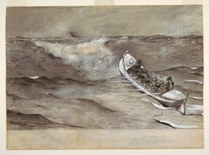 Redningsbåden af Winslow Homer
