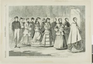 Morgenspadseringen - de unge damers skole på vej mod avenuen af Winslow Homer
