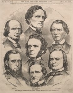 Den løsrevne Mississippi-delegation i Kongressen, 1861. af Winslow Homer