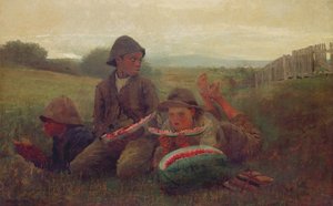 The Watermelon Boys, 1876 af Winslow Homer