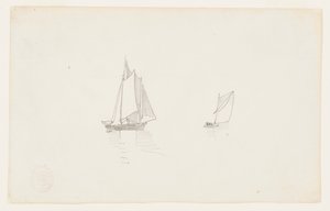 To-mastet skonnert af Winslow Homer