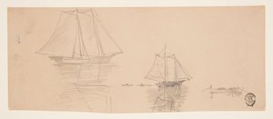 To Skonnerte og Dories af Winslow Homer