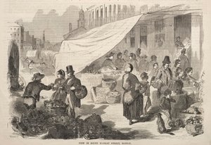 Udsigt i South Market Street, Boston af Winslow Homer