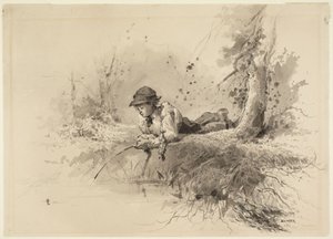 Venter på bid af Winslow Homer