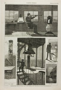 Watch-Tower, hjørnet af Spring og Varick Streets, New York af Winslow Homer