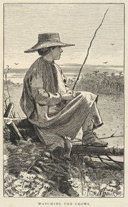 Watching The Crows, fra Our Young Folks, juni 1868 af Winslow Homer