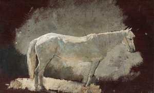Hvid Hoppe, ca. 1868. af Winslow Homer